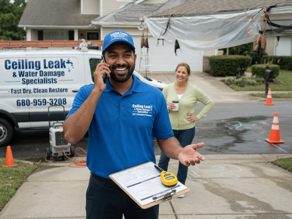 Ceiling Leak Cleanup Devils Tower, WY FAQs